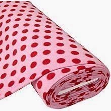 Fleece Fabric baby pink-red