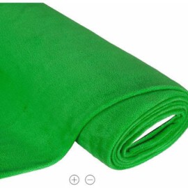 Fleece Fabric apple green
