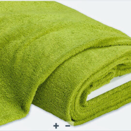 Terrycloth  green