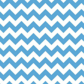 Cotton Fabric "Riley Blake Medium Small Chevron Blue"