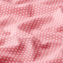 Cotton Fabric Stars pink