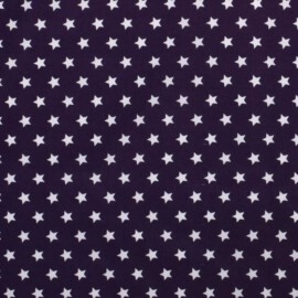 Cotton Fabric Stars purple