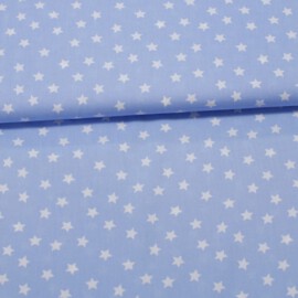 Cotton Fabric Stars blue