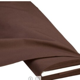 Cotton Fabric "Plain brown"
