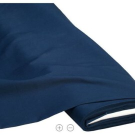 Cotton Fabric "Plain navy"