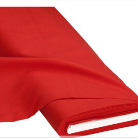 Cotton Fabric "Plain red"