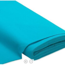 Cotton Fabric "Plain turquoise"