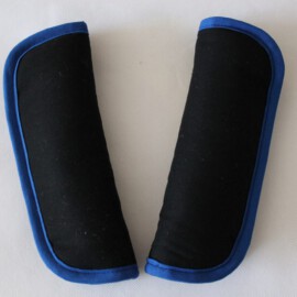 Stroller Harness Shoulder Pads , black