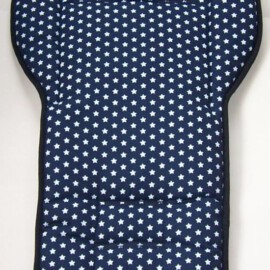 Liner for  "Emmaljunga", Stars print blue
