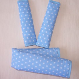 Bumper bar cover & shoulder pads, Stars blue