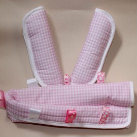 Bumper bar cover & shoulder pads, small check