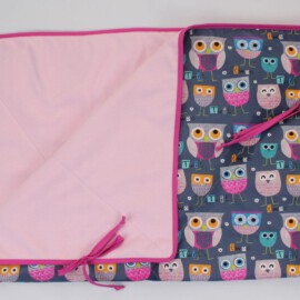 Blanket for Buggy ,Owls print