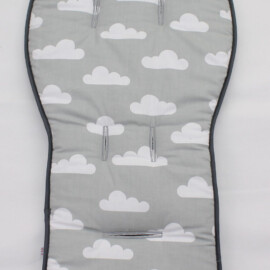 Seat liner for  "Joolz" ,Clouds print gray