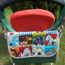 Stroller bag ,Dinosaurs print