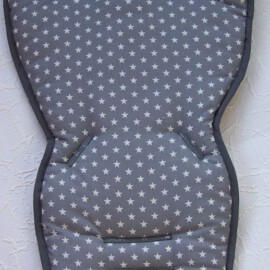 Seat liner for  "Quinny"  , Stars printe gray