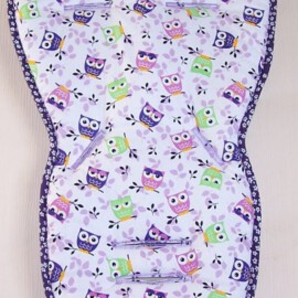 Seat liner for  "Quinny"  ,Owls print mint/purple