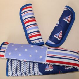 Bumper bar cover & shoulder pads , Maritime, anchors print