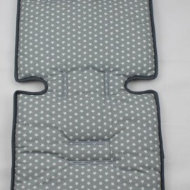 Seat liner for  "MacLaren" ,Stars print gray