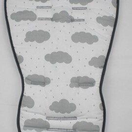 Seat liner for  "Quinny"  , Clouds print white
