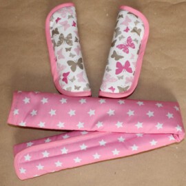 Bumper bar cover & shoulder pads, Butterfly /Stars print