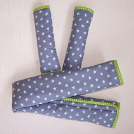 Bumper bar cover & shoulder pads, Stars print on the gray