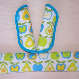 Bumper bar cover & shoulder pads , Apples,Pears print