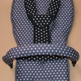 Set for  "Bugaboo" , Stars  print on the black/gray