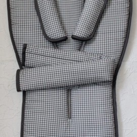 Set for  "Bugaboo" , small check gray