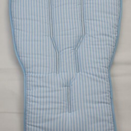 Seat liner for  "Bugaboo" , stripes white / blue