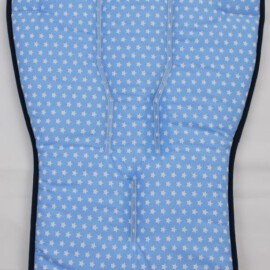 Seat liner for  "Bugaboo" ,Stars print blue/dark blue