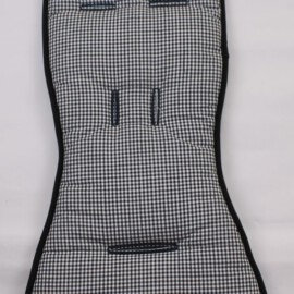 Seat liner for  "Babyzen YoYo" ,  small check black / white
