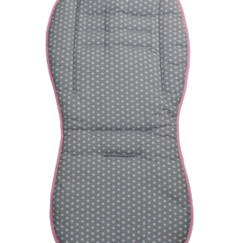 Seat liner for  "Joie" ,Stars  print gray/pink