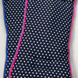 Two seat liners  for "TFK Twinner Twist Duo" , Stars print black