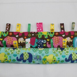 2 x Bumper bar covers ,Elephants brown/mint