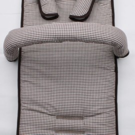 Set for  "Hartan"  or  "Teutonia", small check brown,
