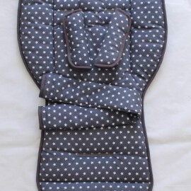 Set for  "Valco Baby  " , stars print on a darkgray
