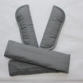 Bumper bar cover & shoulder pads ,waterproof fabric (softshell) plain gray