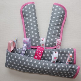 Bumper bar cover & shoulder pads ,stars on a gray
