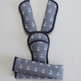 Bumper bar cover ,shoulder pads and crotch cover, anchors gray