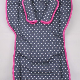 Set for  "Joie" ,stars print on a gray
