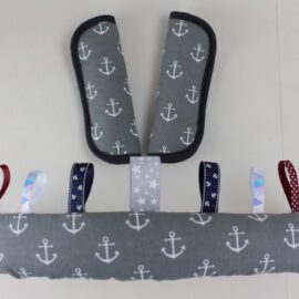 Bumper bar cover and shoulder pads,anchors on a gray