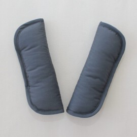 Stroller harness shoulder pads ,plain gray