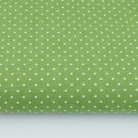 Cotton Polka Dots 2mm green