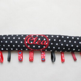 Bumper bar cover with tags, stars print ,Personalized! With name embroidered!