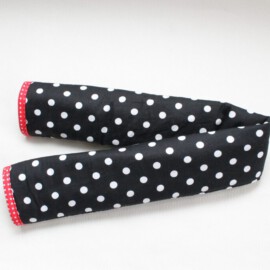 Bumper bar cover ,polka dots black