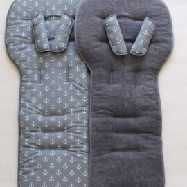 Two sets for "Emmaljunga Double " , anchors on a gray background