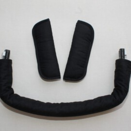 Bumper bar cover & shoulder pads ,black