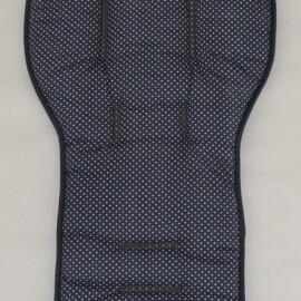 Seat liner  for  "Joolz " , dots print on a  gray
