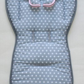 Set for  "Valco Baby  " , stars print on a gray