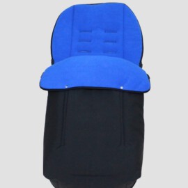 Waterproof !Footmuff for “Joie ” , Softshell waterproof fabric black/blue